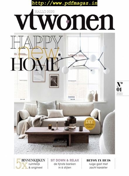 Vtwonen – januari 2020 Cover