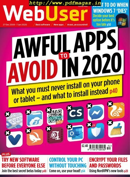 WebUser – 27 December 2019 Cover