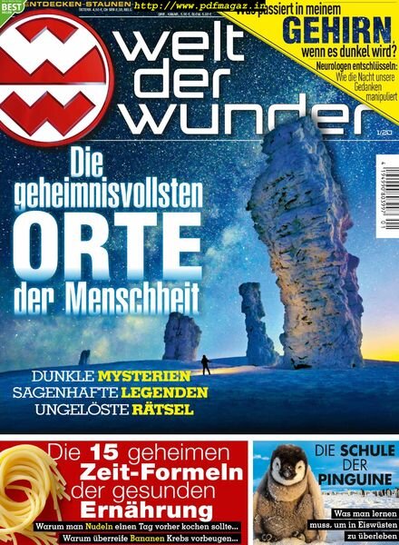 Welt der Wunder – Januar 2020 Cover
