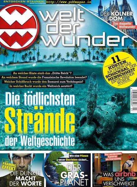 Welt der Wunder – Juli 2019 Cover