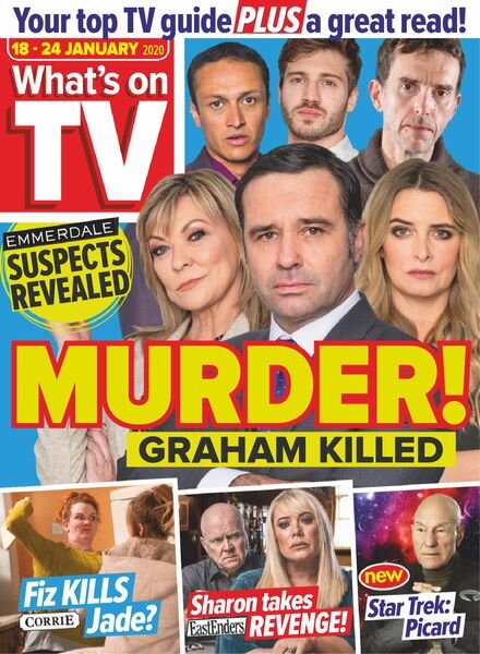 What’s on TV – 18 January 2020 Cover