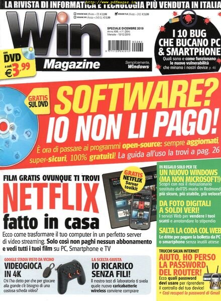 Win Magazine – Speciale Dicembre 2019 Cover