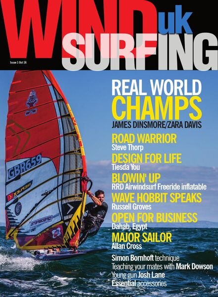 Windsurfing UK – Issue 1 – October 2016 Cover