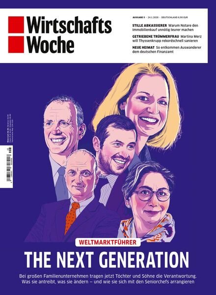 Wirtschaftswoche – 24 Januar 2020 Cover