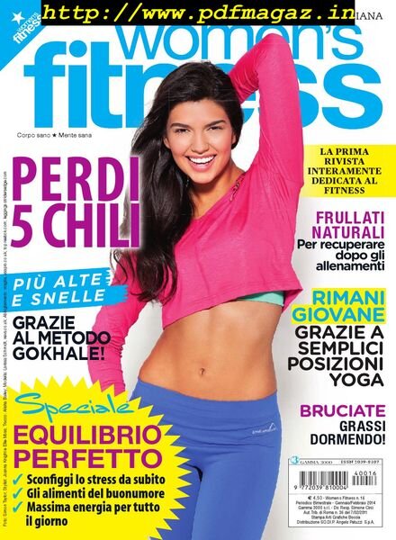 Womens Fitness Italia – Gennaio-Febbraio 2014 Cover