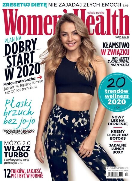 Women’s Health Poland – Styczen-Luty 2020 Cover