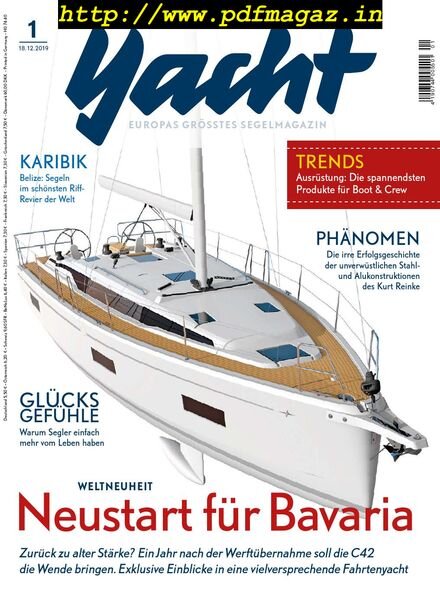 Yacht Germany – 18 Dezember 2019 Cover