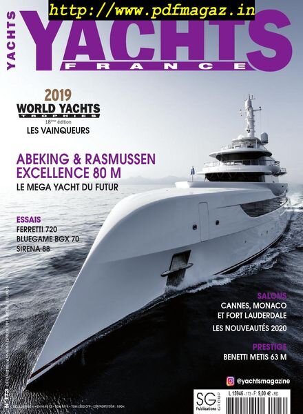 Yachts France – decembre 2019 Cover