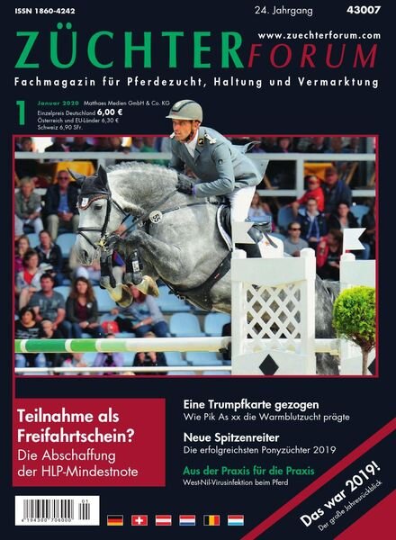 Zuchterforum – Januar 2020 Cover