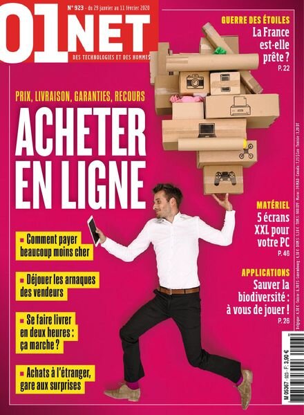 01net – 29 janvier 2020 Cover