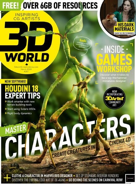 3D World UK – March 2020 Cover