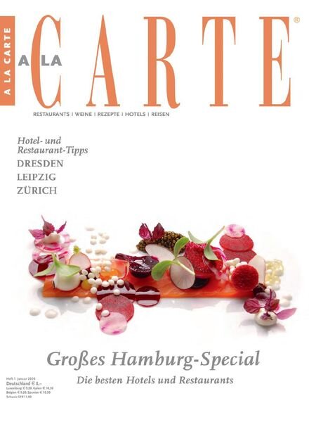 A la Carte – Januar 2020 Cover