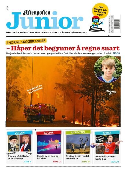 Aftenposten Junior – 14 januar 2020 Cover