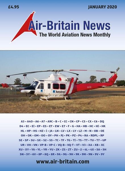 Air-Britain News – January 2020 Cover
