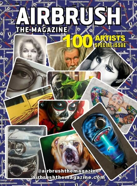 Airbrush The Magazine – 100 Artists Special Issue – May 2019 Cover