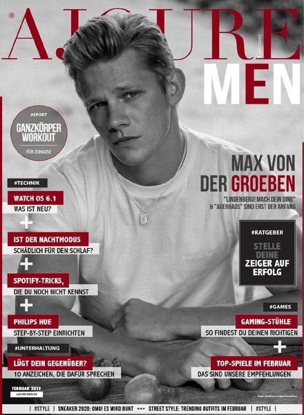 Ajoure Men – Februar 2020 Cover