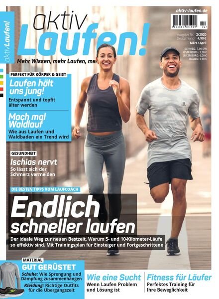 Aktiv Laufen – Marz-April 2020 Cover