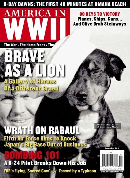 America In WWII – December 2018 Cover