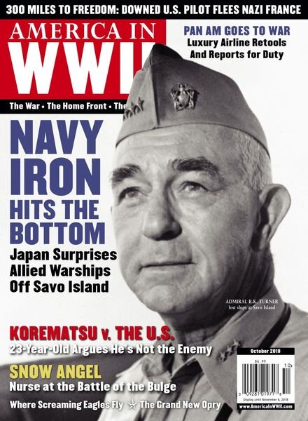 America In WWII – October 2018 Cover