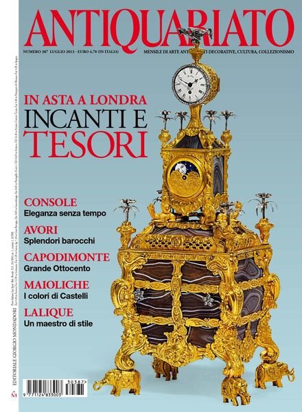 Antiquariato – Luglio 2013 Cover
