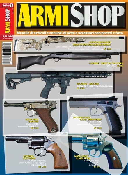 Armi Shop – Gennaio 2020 Cover
