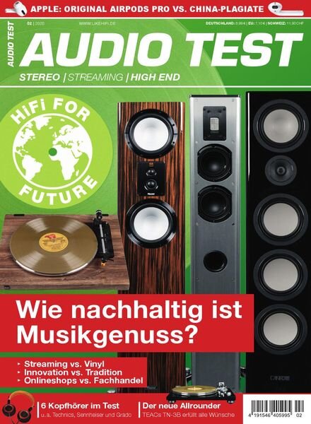 Audio Test – Februar 2020 Cover