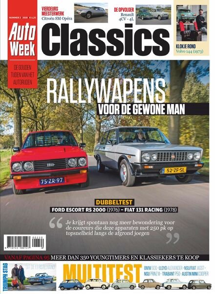 AutoWeek Classics Netherlands – februari 2020 Cover