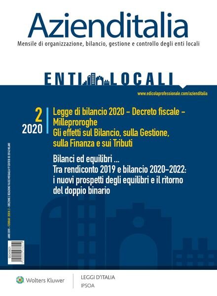 Azienditalia – Febbraio 2020 Cover