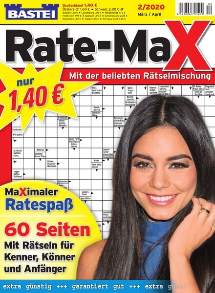 Bastei Rate-Max – Marz-April 2020 Cover