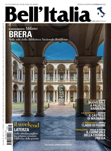 Bell’Italia – Febbraio 2020 Cover
