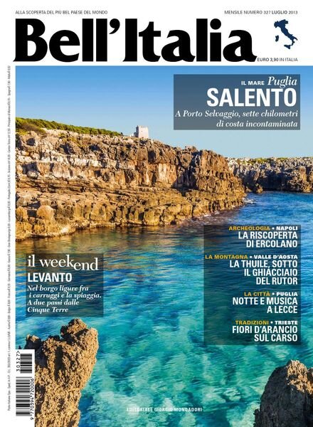 Bell’Italia – Luglio 2013 Cover