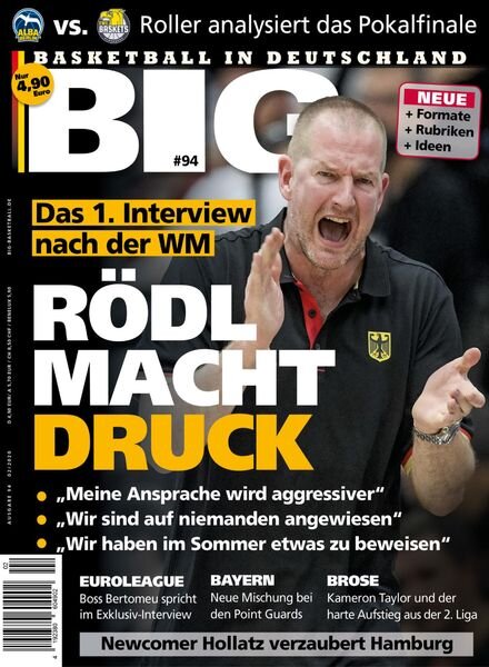 BIG Basketball in Germany – Februar 2020 Cover