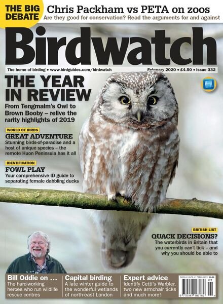 Birdwatch UK – Issue 332 – February 2020 Cover