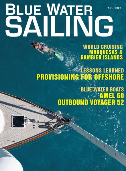 Blue Water Sailing – October 2019 Cover