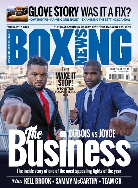 Boxing News – February 13, 2020 Cover