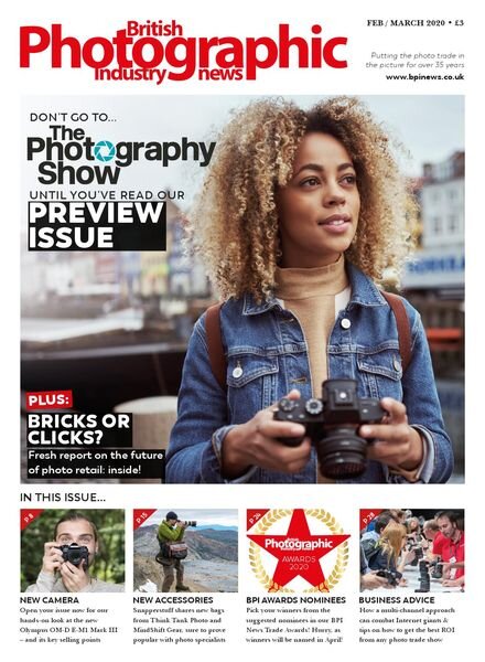 British Photographic Industry News – February-March 2020 Cover