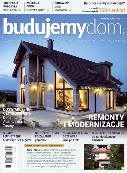 Budujemy Dom – Listopad-Grudzien 2019 Cover