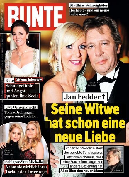 Bunte – 20 Februar 2020 Cover