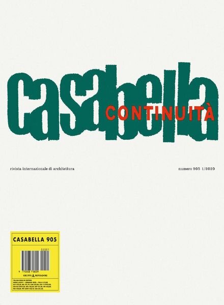 Casabella – febbraio 2020 Cover