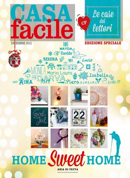CasaFacile – Le Case dei Lettori – Dicembre 2012 Cover