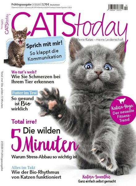 Cats Today – Februar 2020 Cover