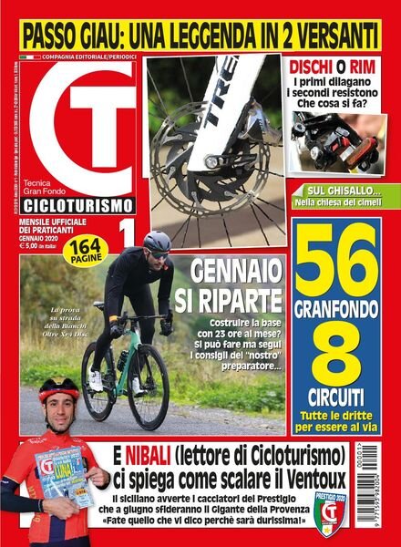 Cicloturismo – Gennaio 2020 Cover