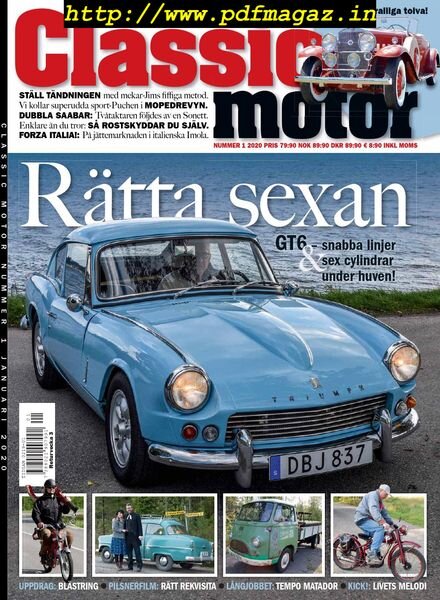 Classic Motor – januari 2020 Cover