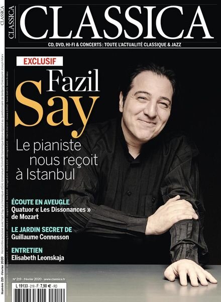 Classica – fevrier 2020 Cover