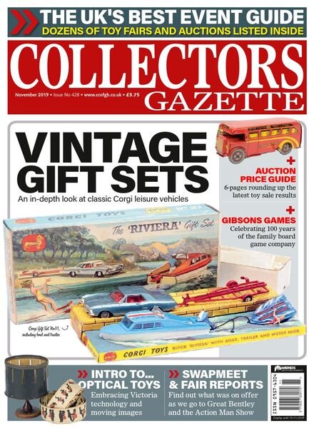 Collectors Gazette – Issue 428 – November 2019 Cover