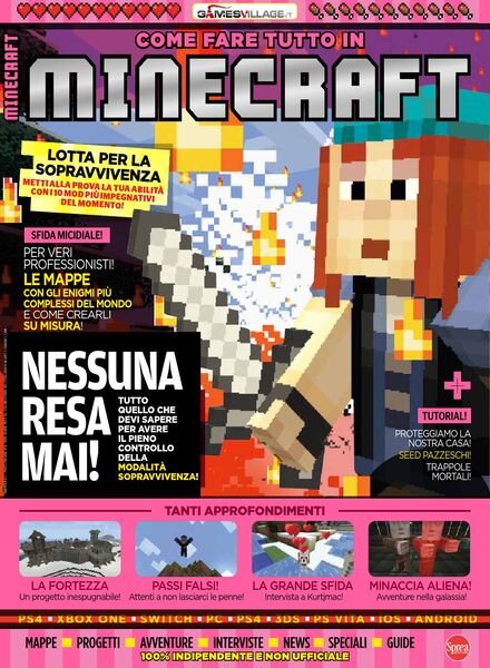 Come Fare Tutto in Minecraft – Febbraio-Marzo 2018 Cover