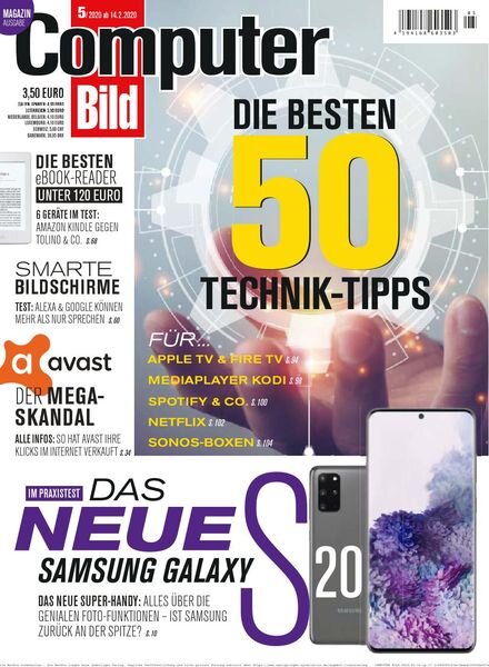 Computer Bild Germany – 14 Februar 2020 Cover