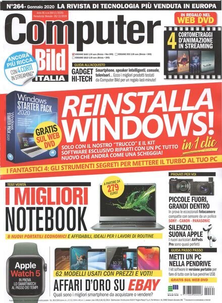 Computer Bild Italia – Gennaio 2020 Cover