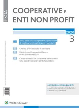 Cooperative e enti non profit – Marzo 2020
