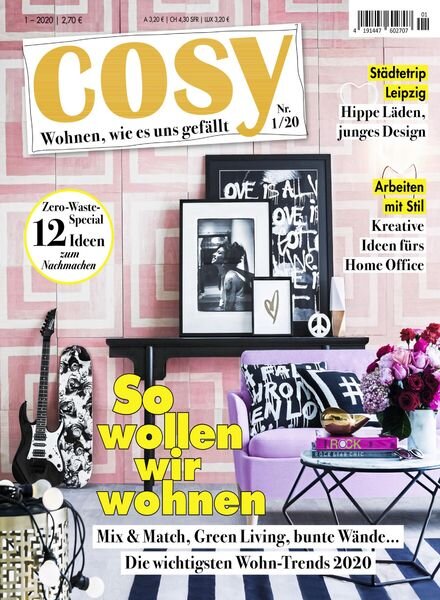 Cosy – Januar 2020 Cover